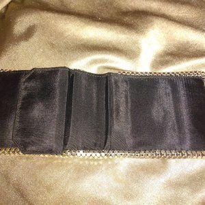 1920s vintage  mesh Whitting and Davis sequin bifold wallet